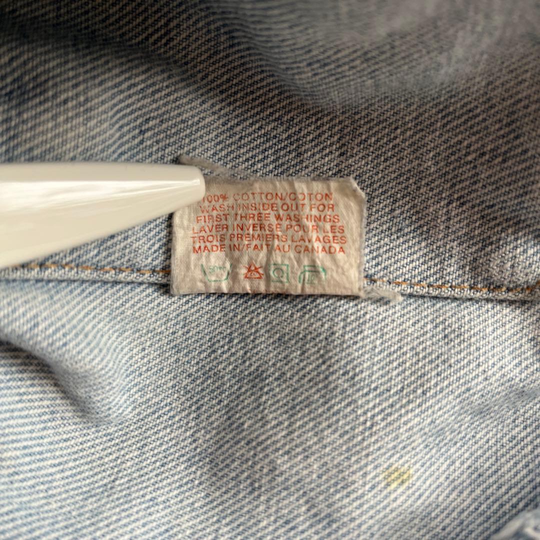 【希少】80s-90s カナダ製 levi's デニムジャケット