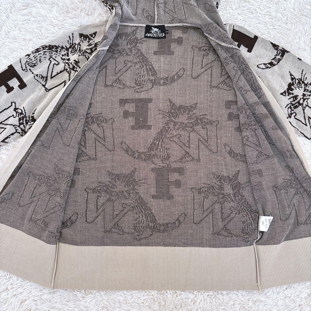 【新品】WACHIFIELD 20thコレクション　ダヤン薄手ニットパーカー　L