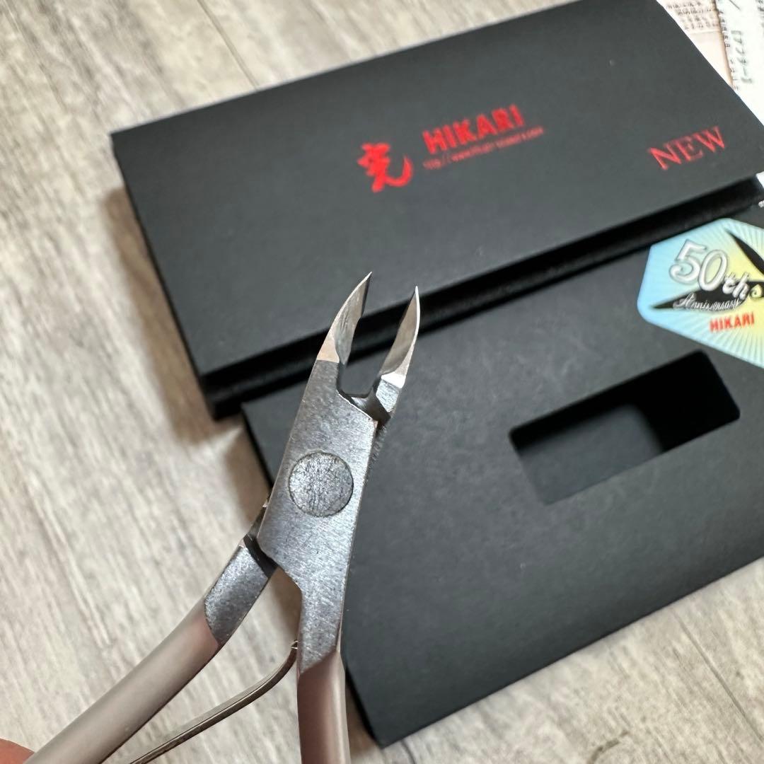 【美品】光 HIKARI キューティクルニッパー NEW ネイルケア 甘皮処理