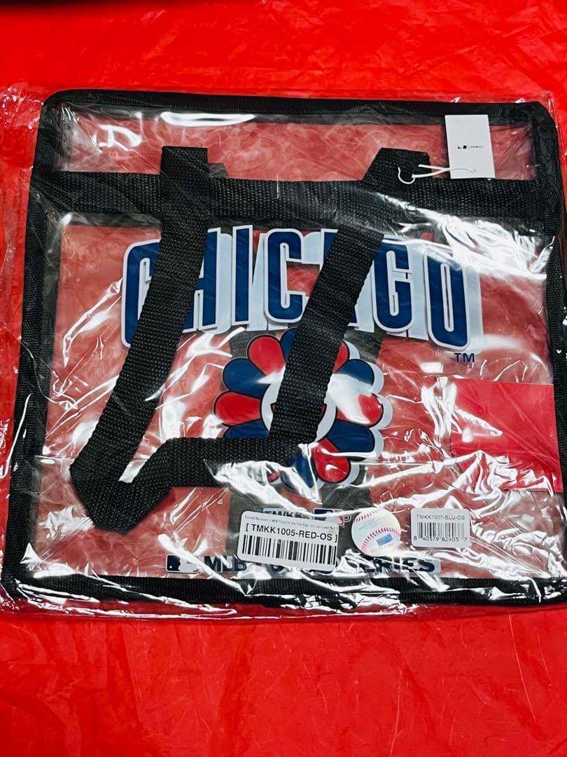 【新品】村上隆 x MLB CUbs Tote Bag \"Clear\"