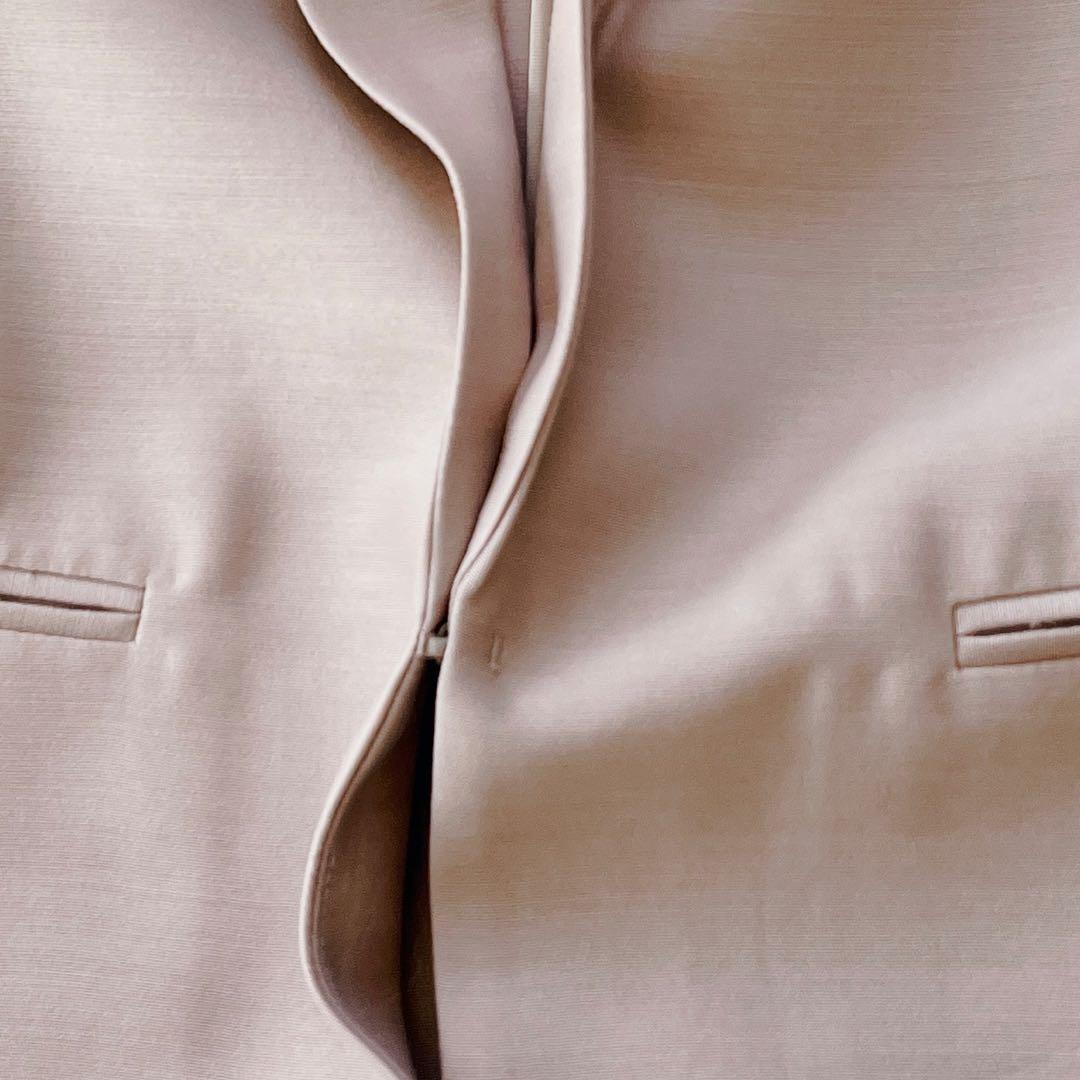 超美品✨22AW TOMORROWLAND ウールシルクタッサー ロングジレ