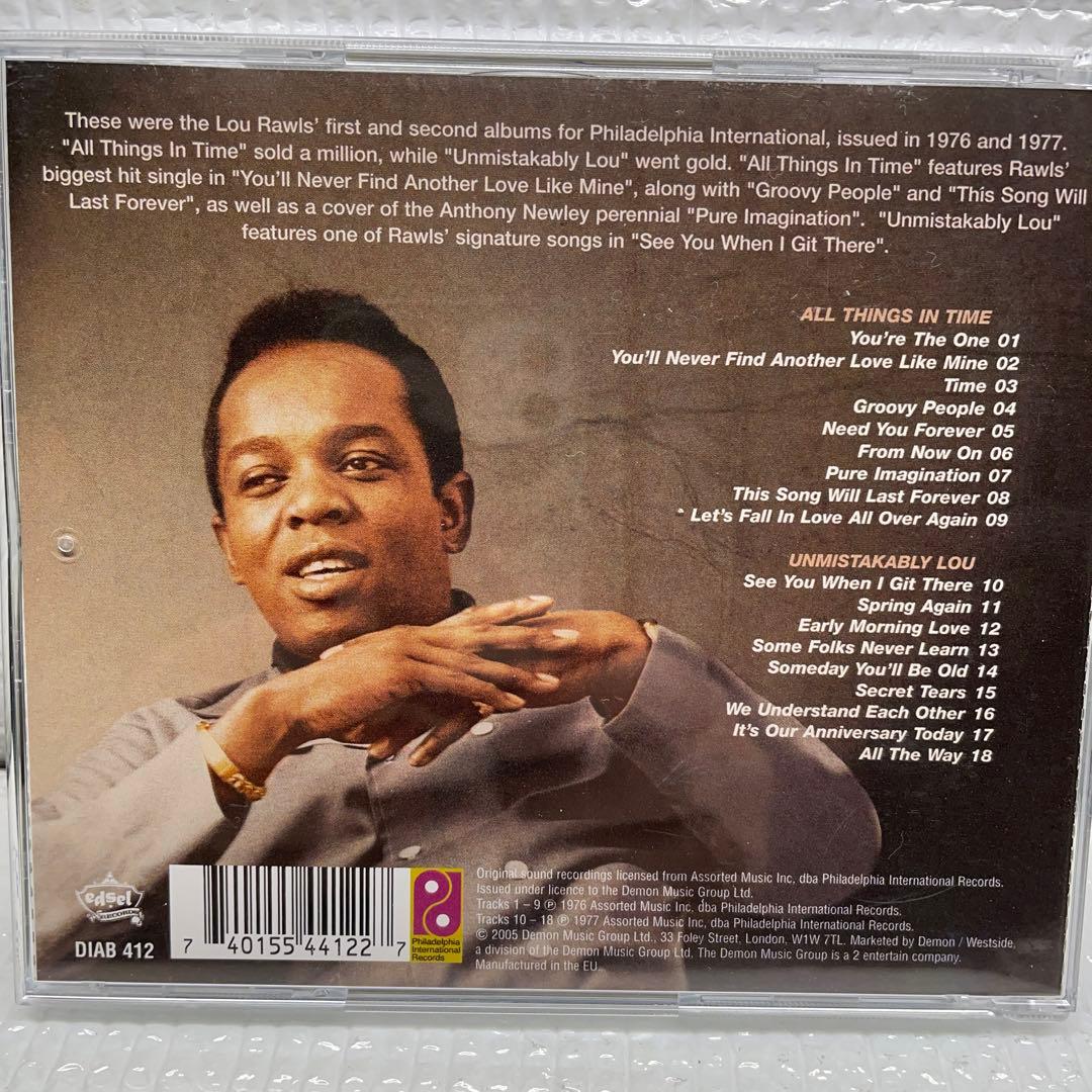 洋楽 BCM CD LOU RAWLS/all things unmistakabl