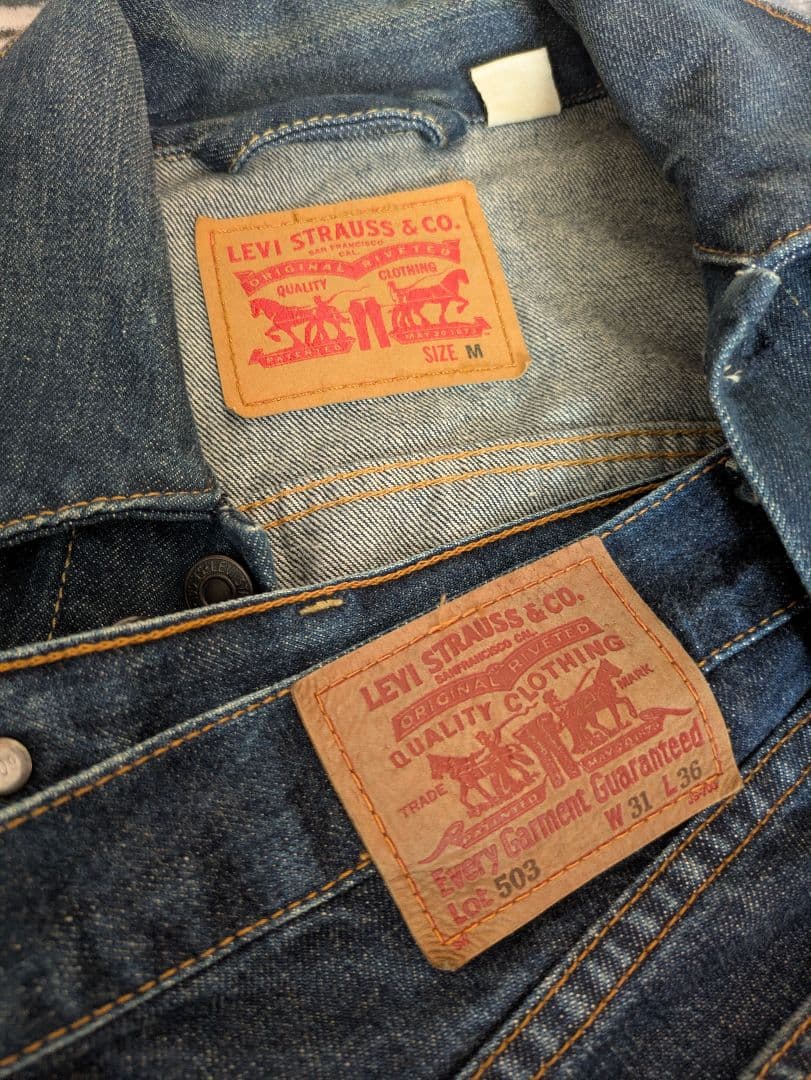 【Levi's】リーバイスデニムセットアップ　503W31