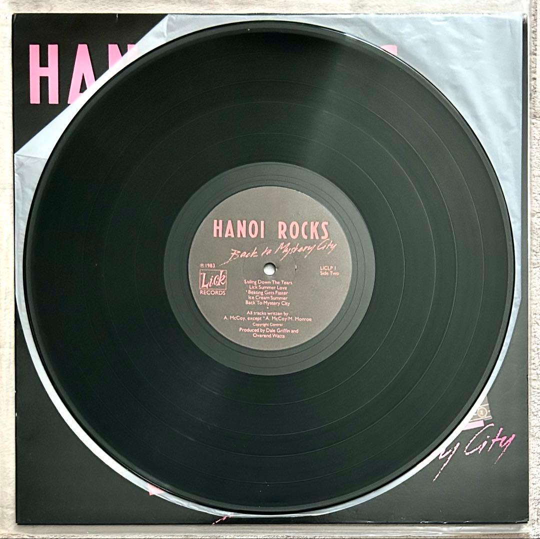 Hanoi Rocks Back to Mystery City 英国盤レコード