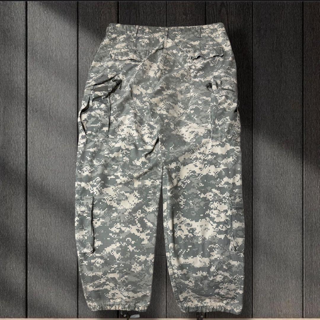た*し様 4040/US ARMY米軍実物コンバッドデジカモカーゴパンツダブルニ