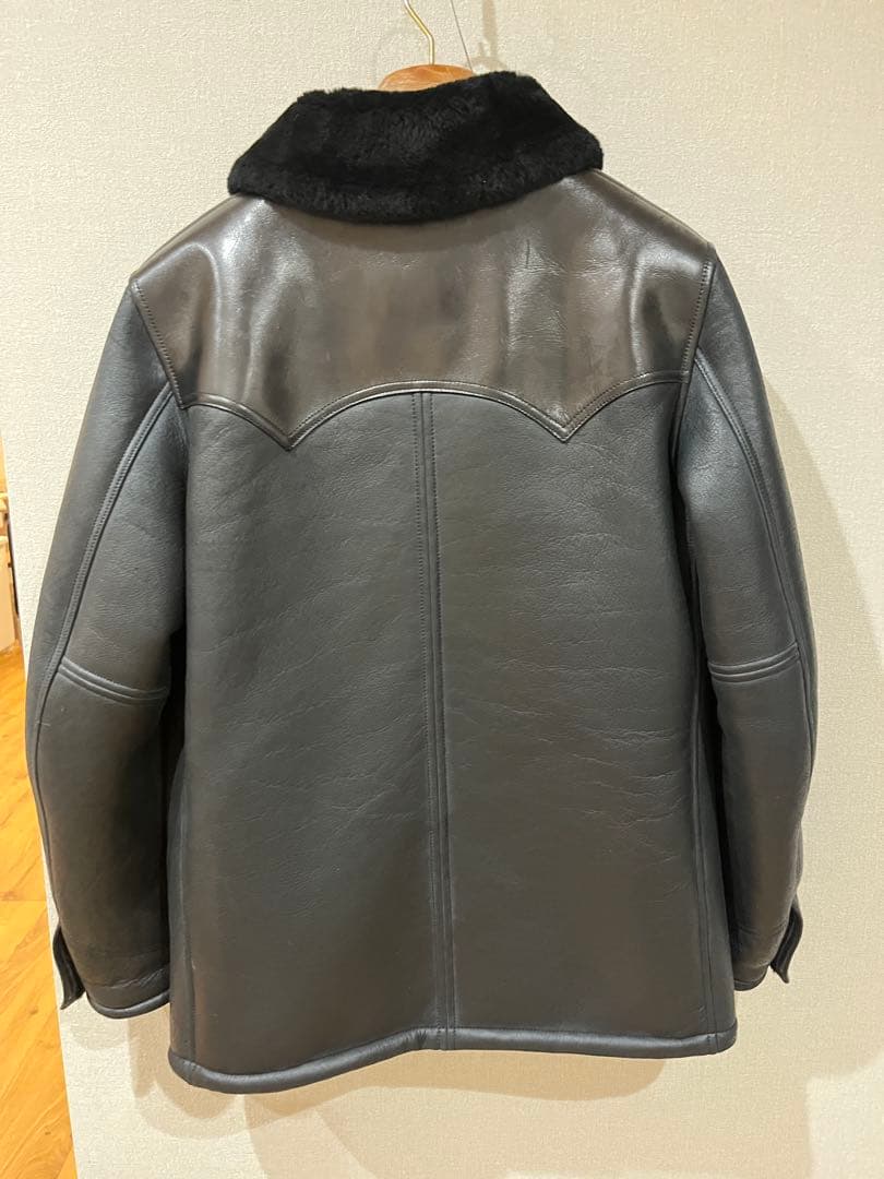 Y'2 LEATHER ムートンWESTERN RANCH COAT 38