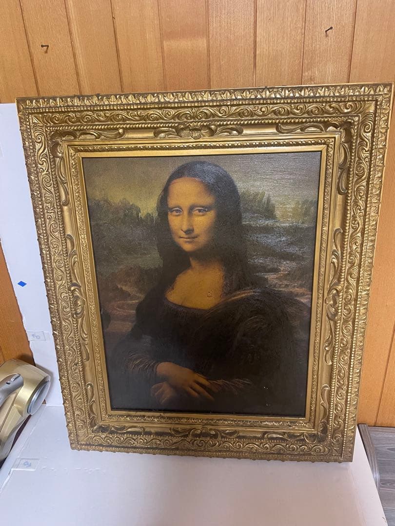 モナリザ 複製画 額縁付き P10号サイズ ART-RELIEF 共同印刷 美術