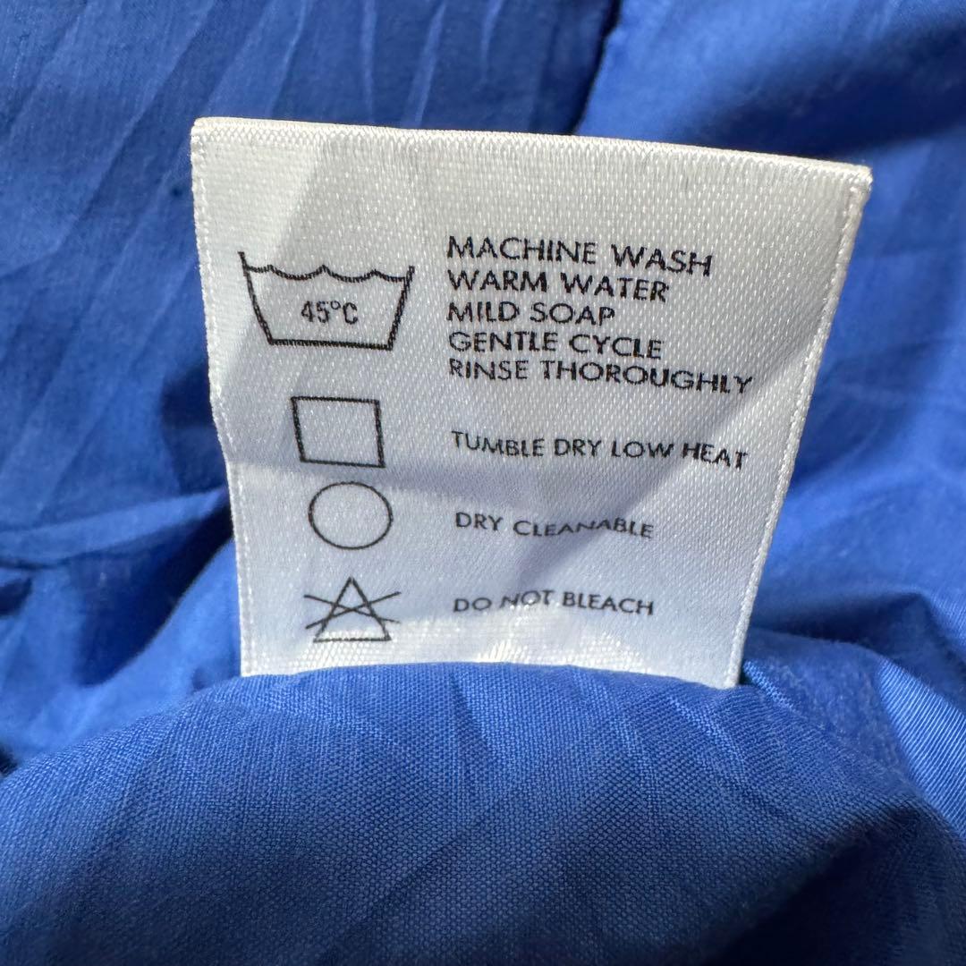 80s USA製 THE NORTH FACE 中綿 ベスト ブルー 茶タグ
