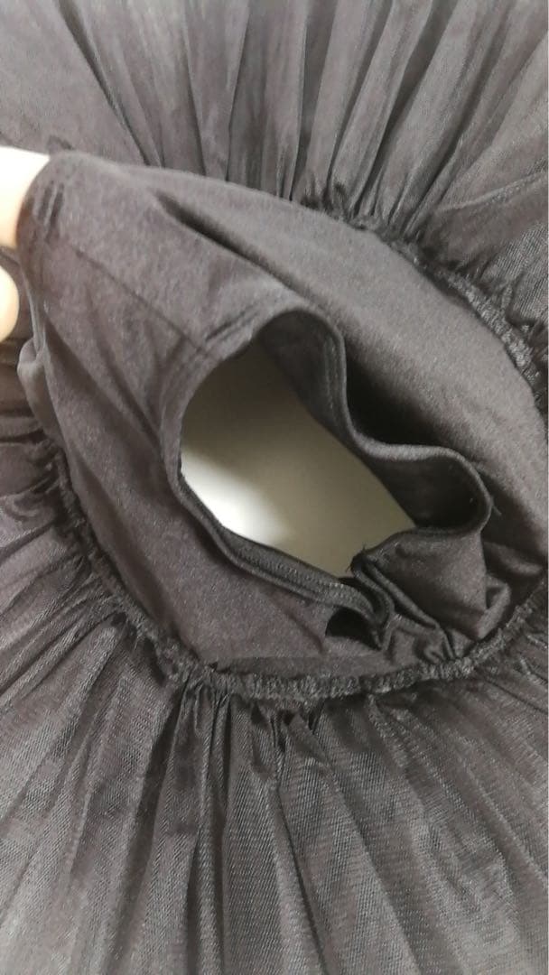 大人練習用7層チュチュパンツ付きオペラー チュチュボン(黒)サイズ :XＳ