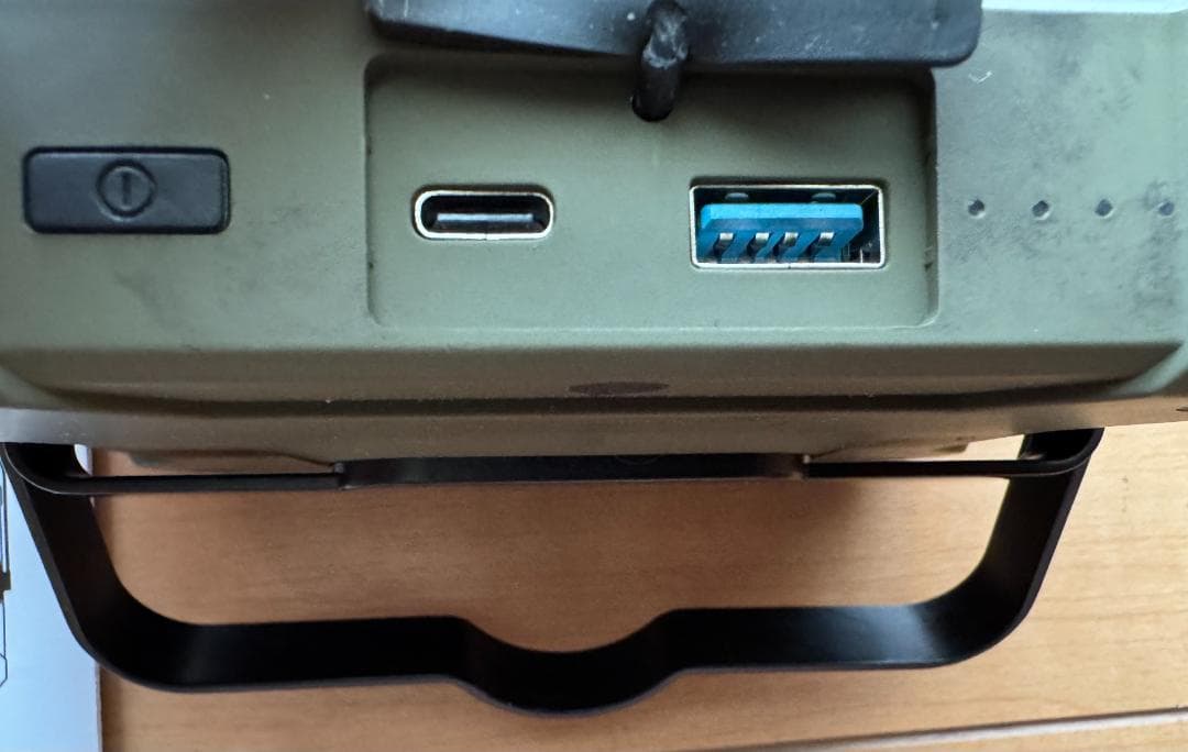 WAQ LEDランタン2 オリーブ モバイルバッテリー機能付