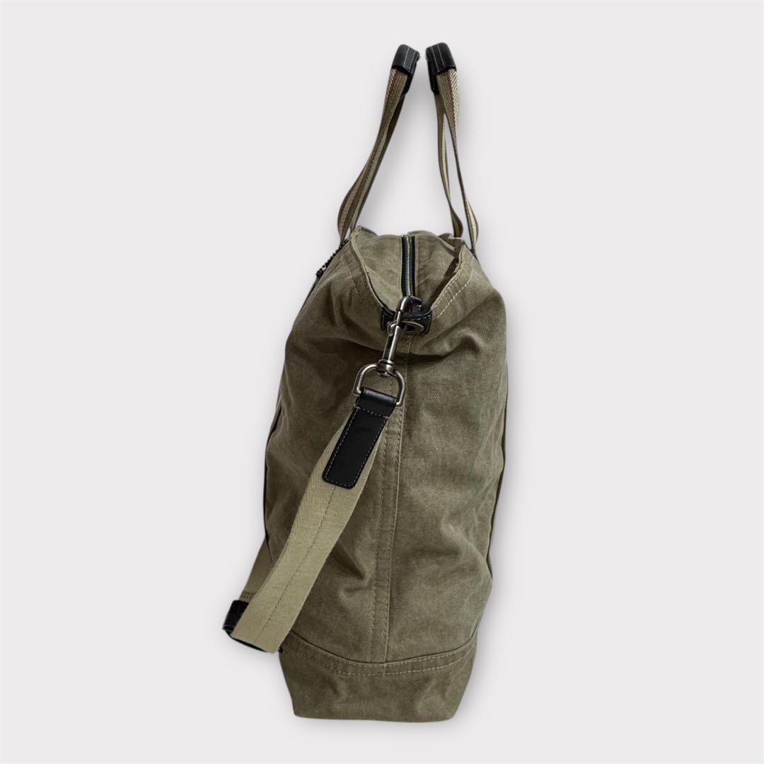 【レア】COACHコーチ キャンバス レザーショルダートートバッグ2WAY⭐︎A4