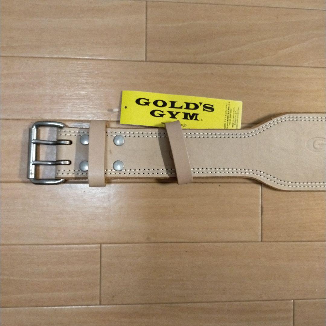 ゴールドジム EXレザーベルト トレーニングベルト XLサイズ