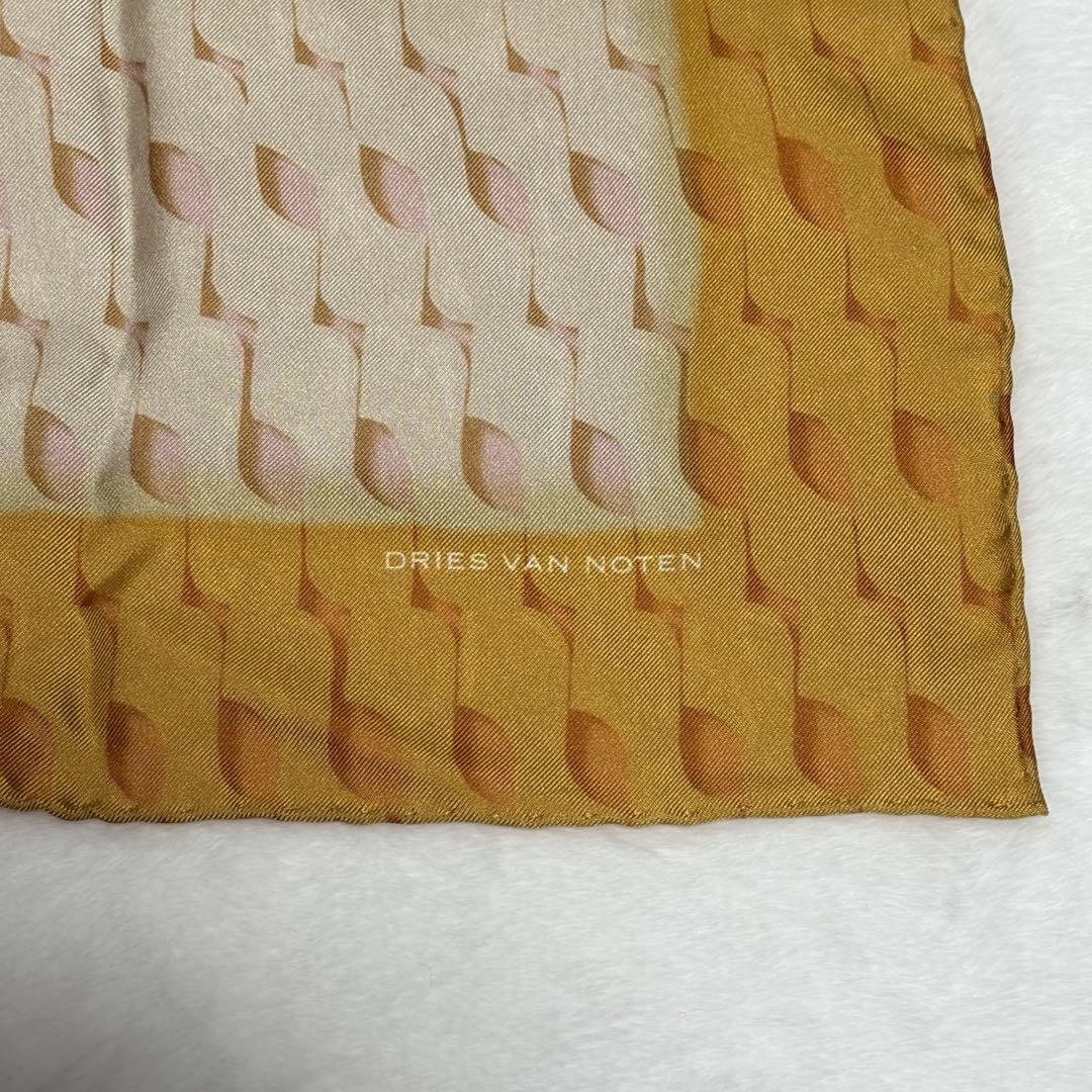DRIES VAN NOTEN シルクスカーフ ORN/65×63