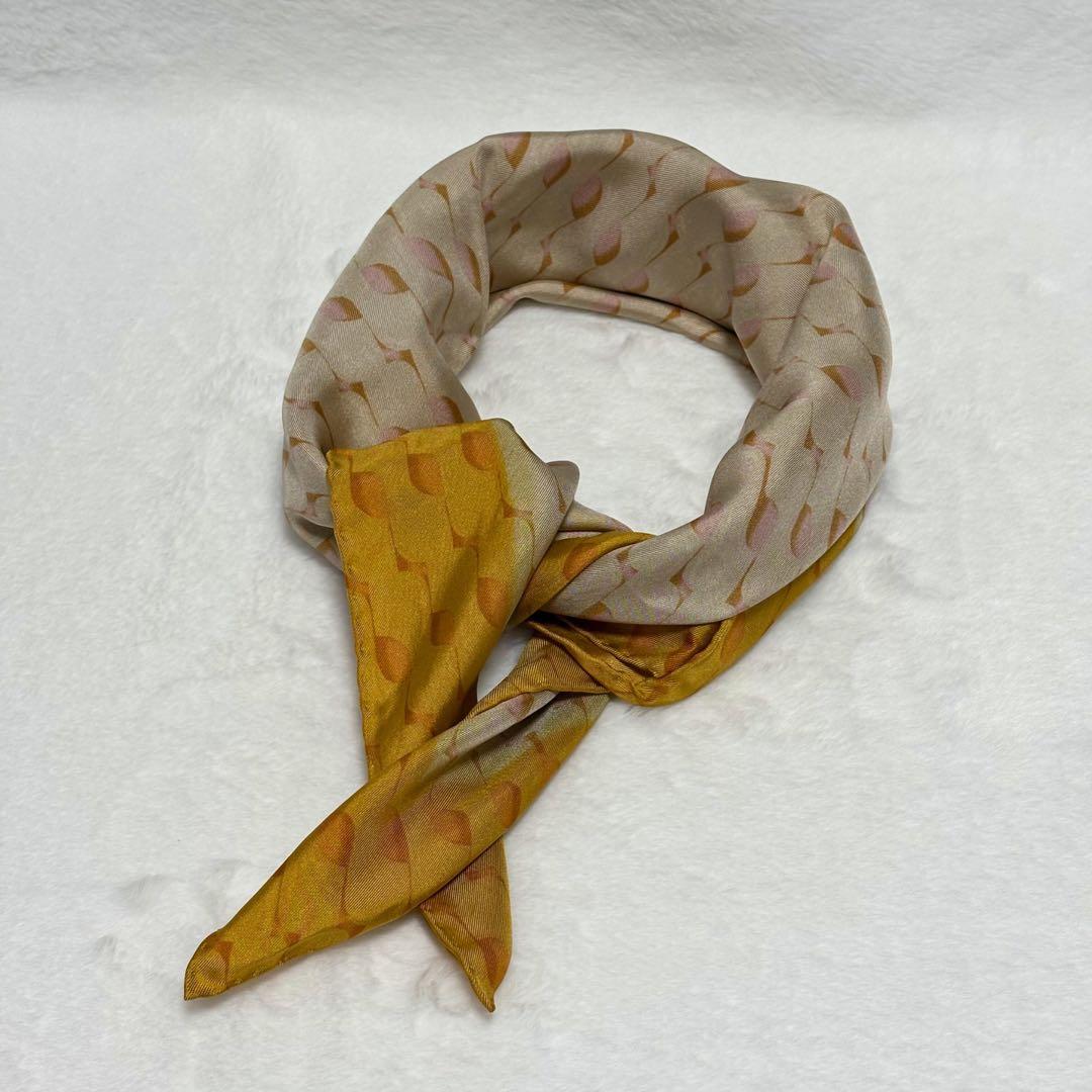 DRIES VAN NOTEN シルクスカーフ ORN/65×63