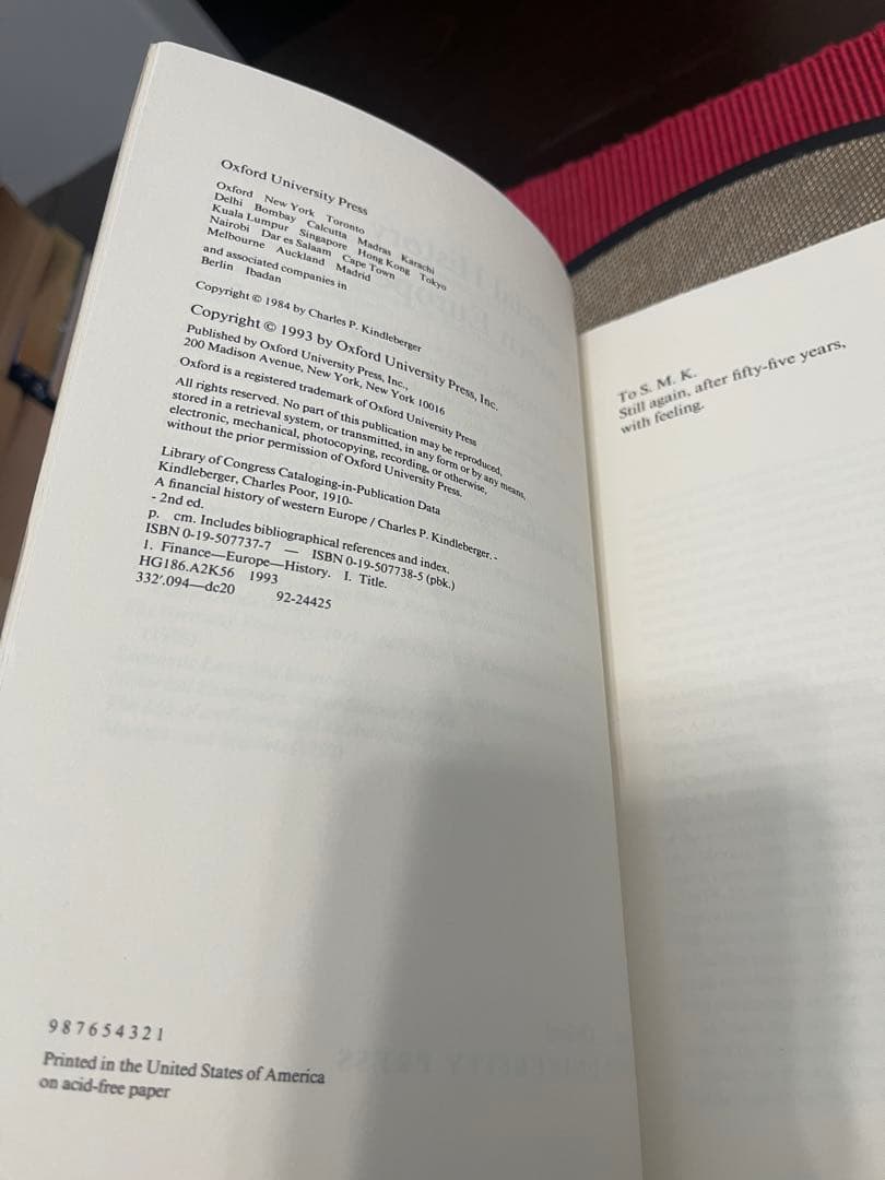 洋書 A Financial History of Western Europe