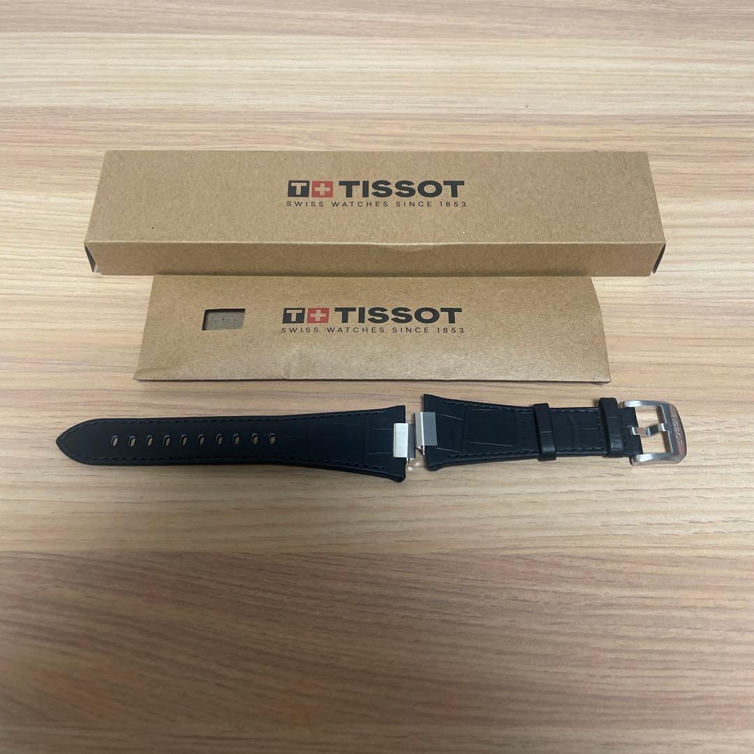 TISSOT オフィシャル ブラック PRX 42MM レザー ストラップ