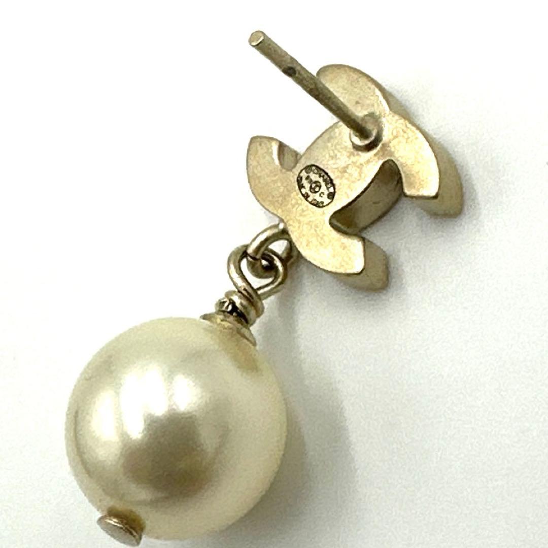 ☆CHANEL☆片耳☆ピアス☆ココマーク☆パール☆058☆