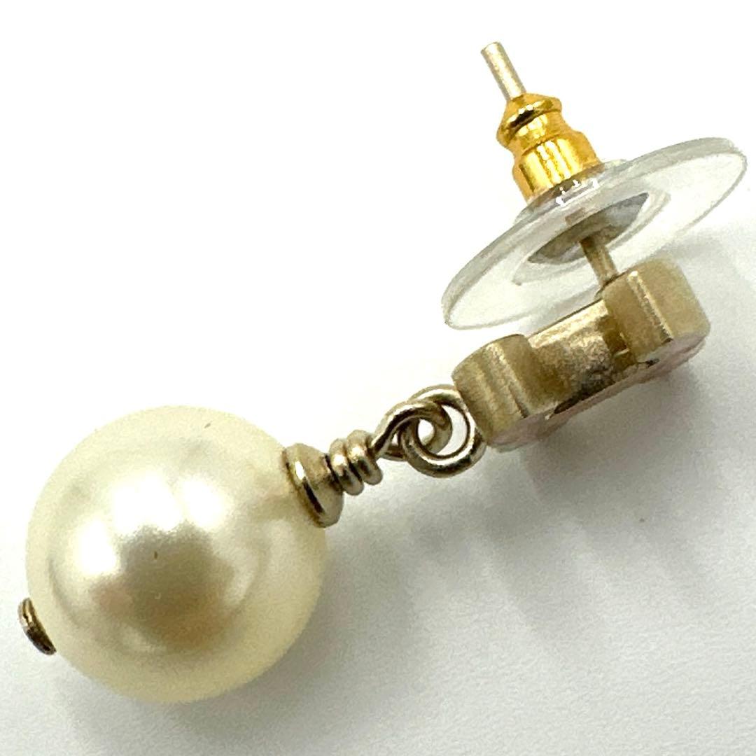 ☆CHANEL☆片耳☆ピアス☆ココマーク☆パール☆058☆