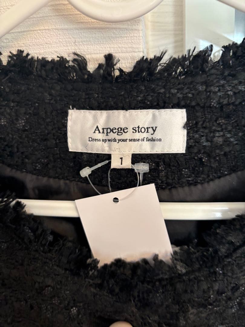 Arpege story 黒 ベスト サイズ1 正規品