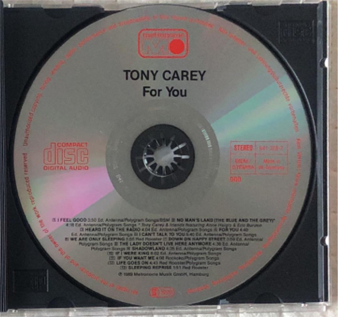 Tony Carey/トニー・ケアリー/ FOR YOU/ ex.RAINBOW