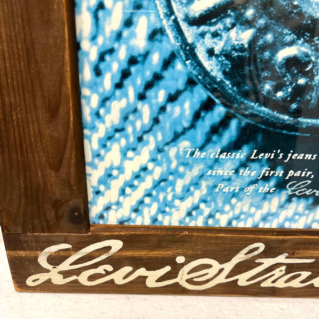 Levi'sヘッド ボタン アートフレーム リーバイス 非売品 レア