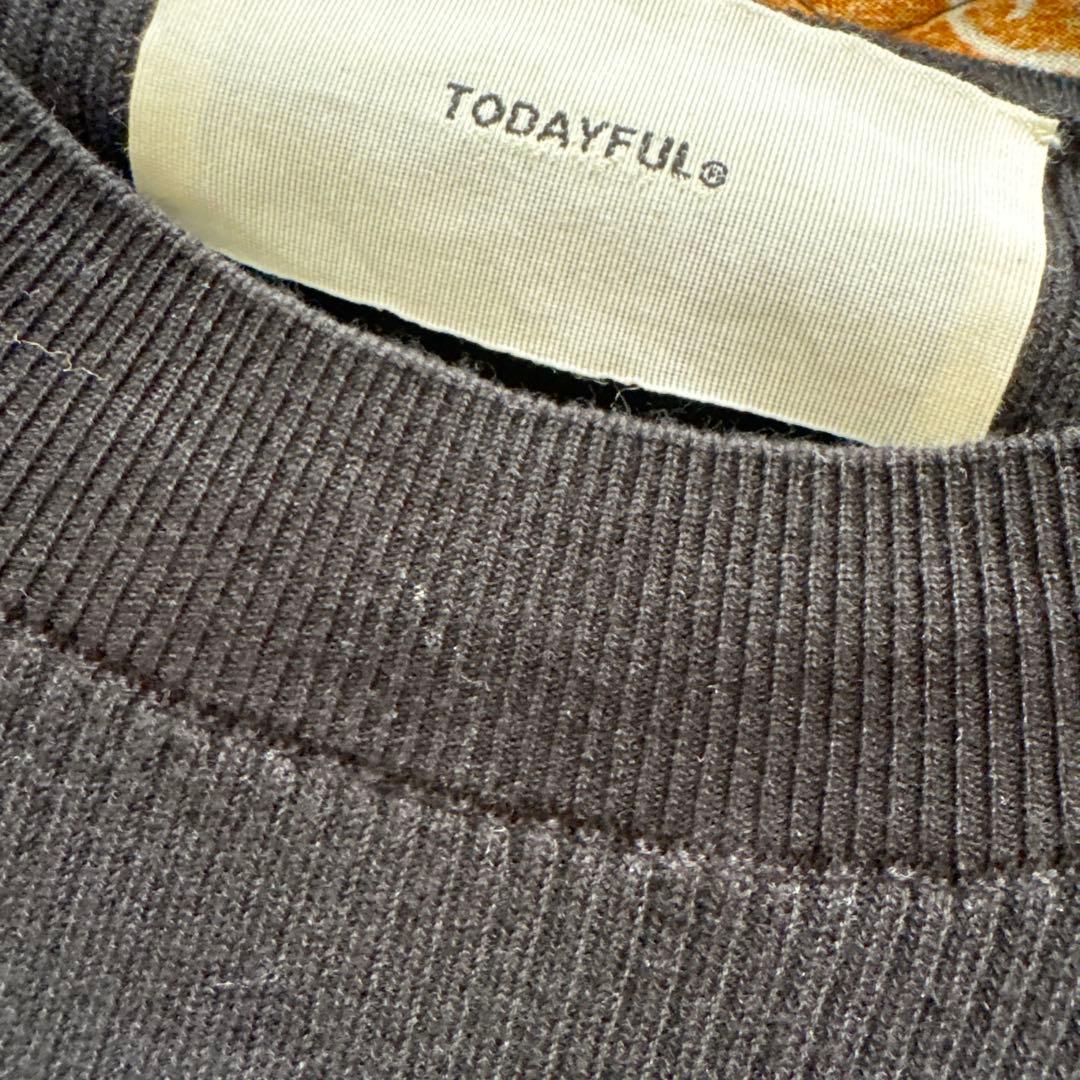 【美品】TODAYFUL Backlayered Knit Dress