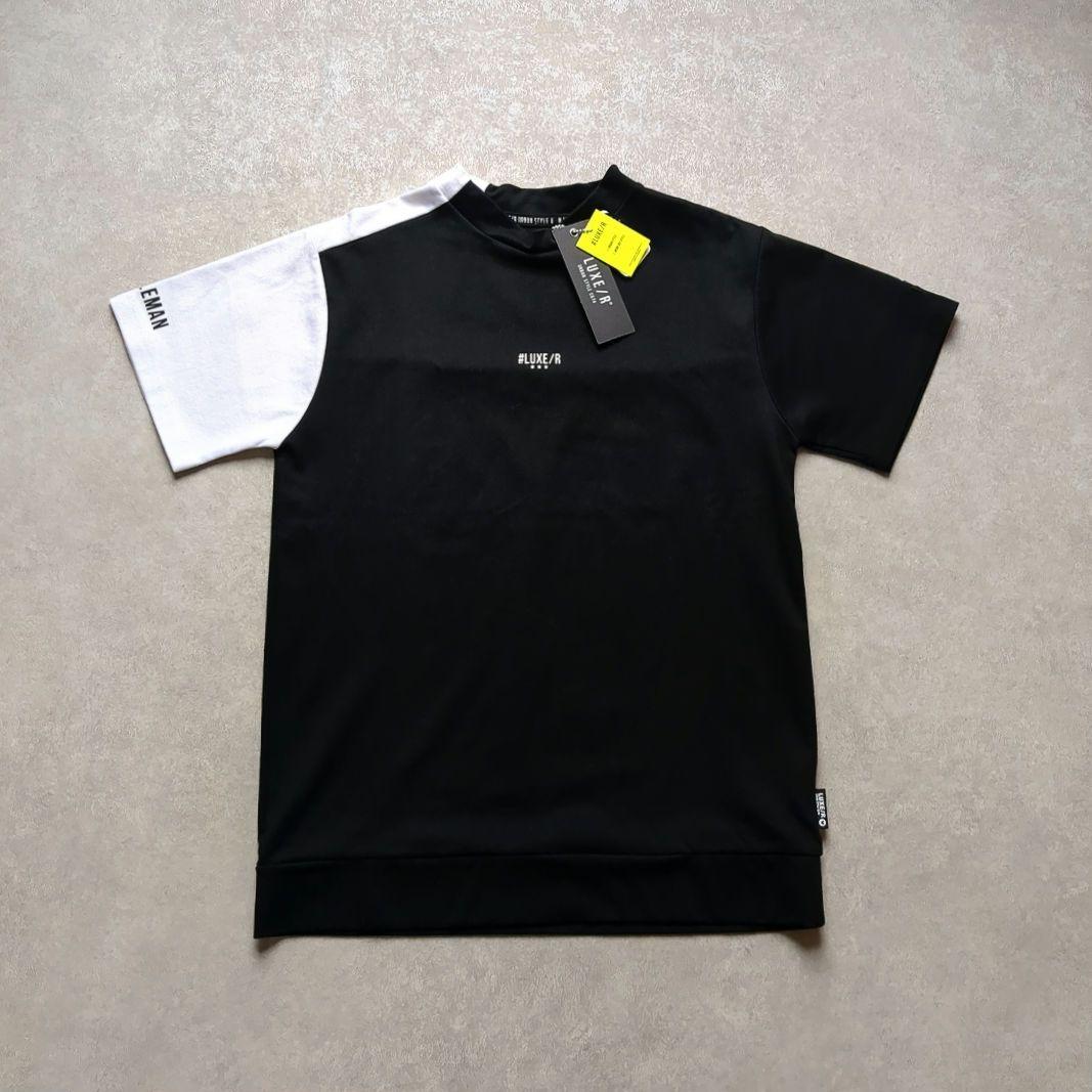 【完売品】　LUXE/R 　ラグジュ　メンズ　ゴルフシャツ 　М　半袖　ブラック