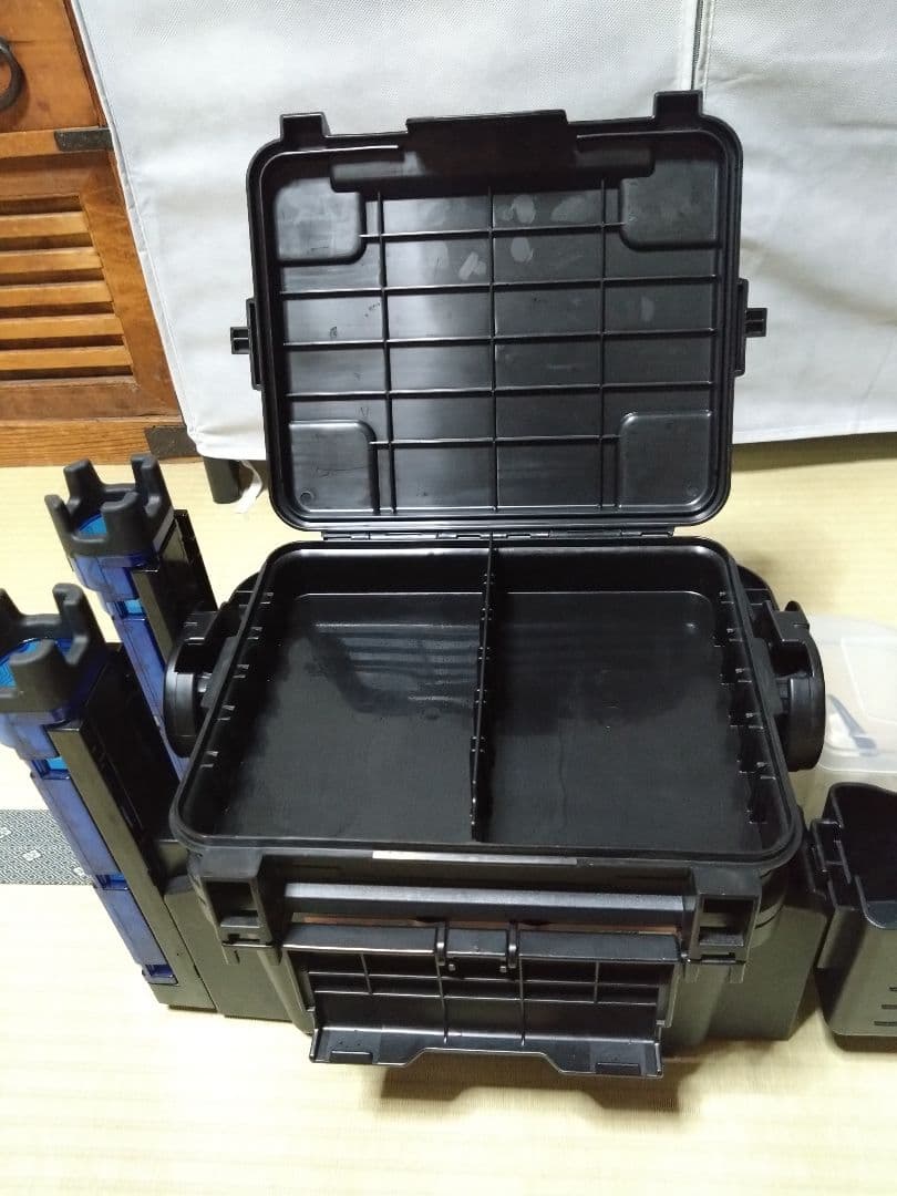 メタルジグ+小ケース+フィッシングボックス 黒 コンパクトセット