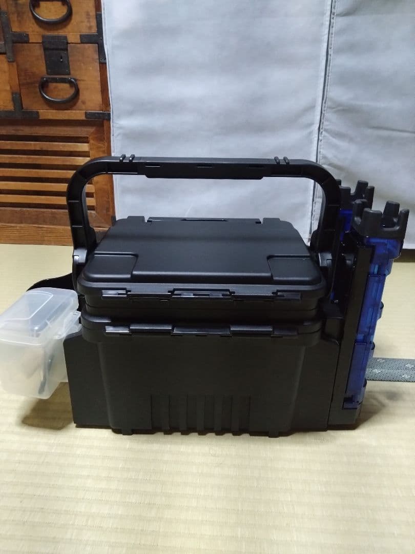 メタルジグ+小ケース+フィッシングボックス 黒 コンパクトセット