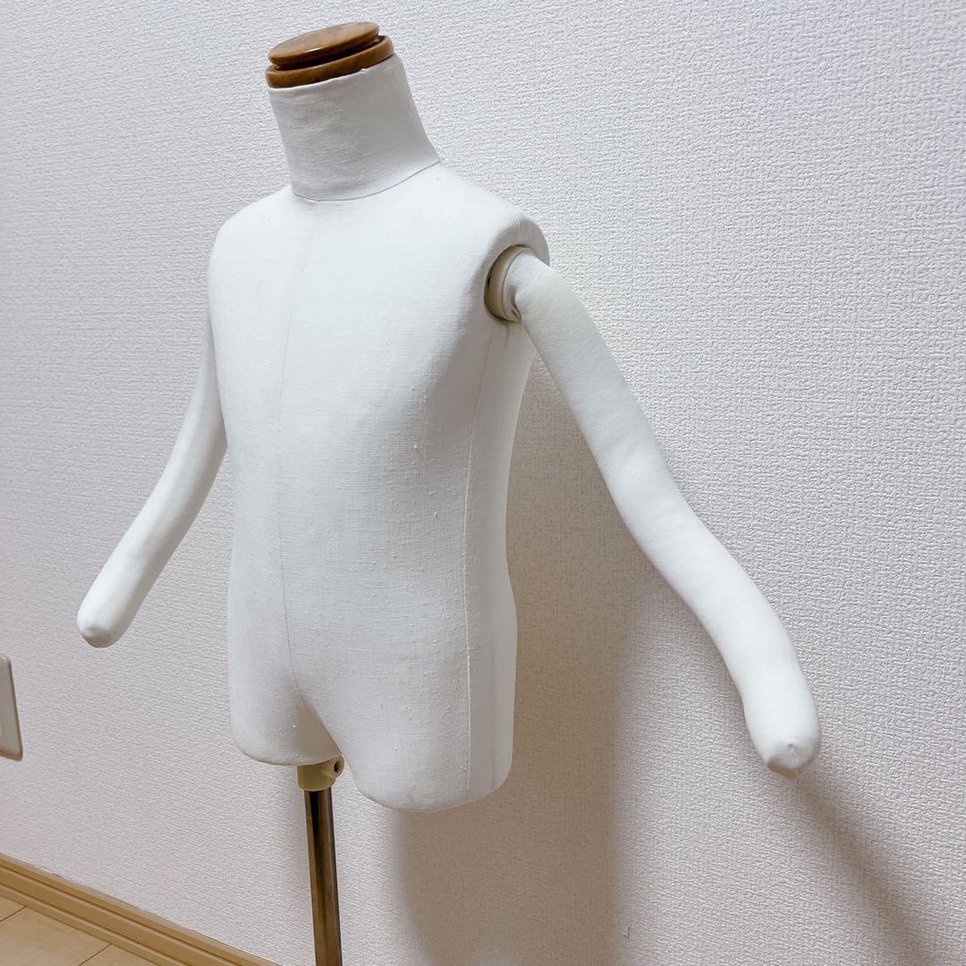 ✨️希少✨️子供用トルソー 腕付き マネキン 布張り キッズ