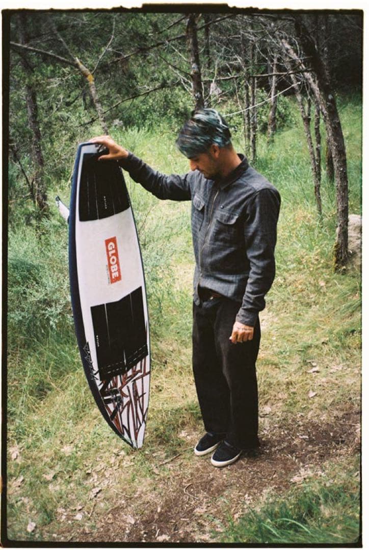 DEELLOW ブラック デッキパッド FRONT PAD - BLACK