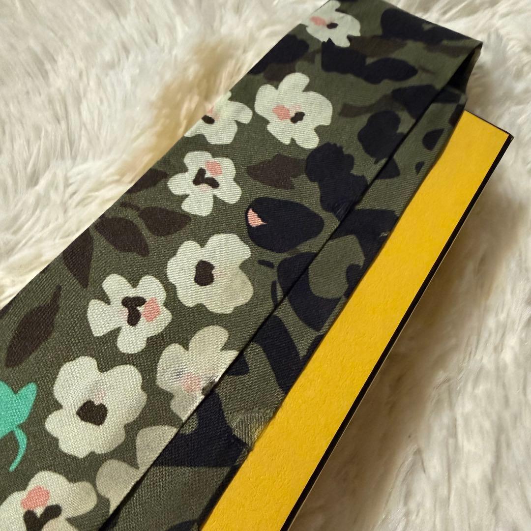 FENDI フェンディ ラッピー 花柄×FF柄GREEN FOREST