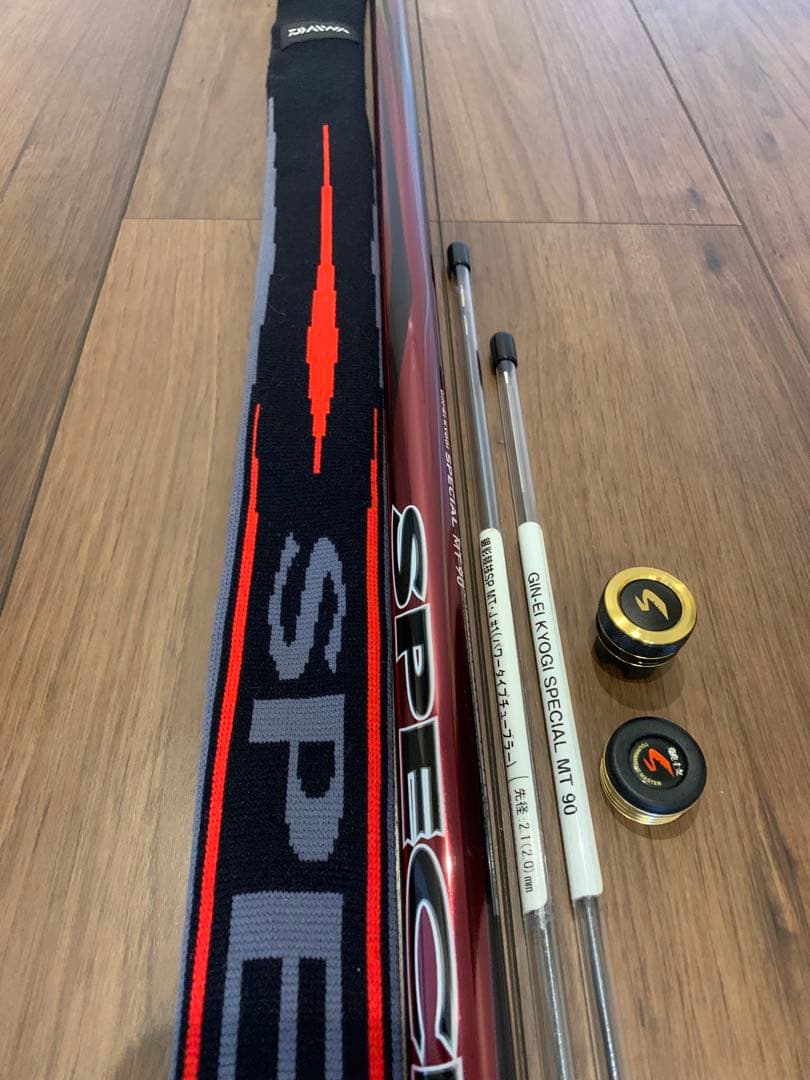生産終了品 銀影競技スペシャル MT 90 J 元竿・穂先2本 鮎竿 メガトルク