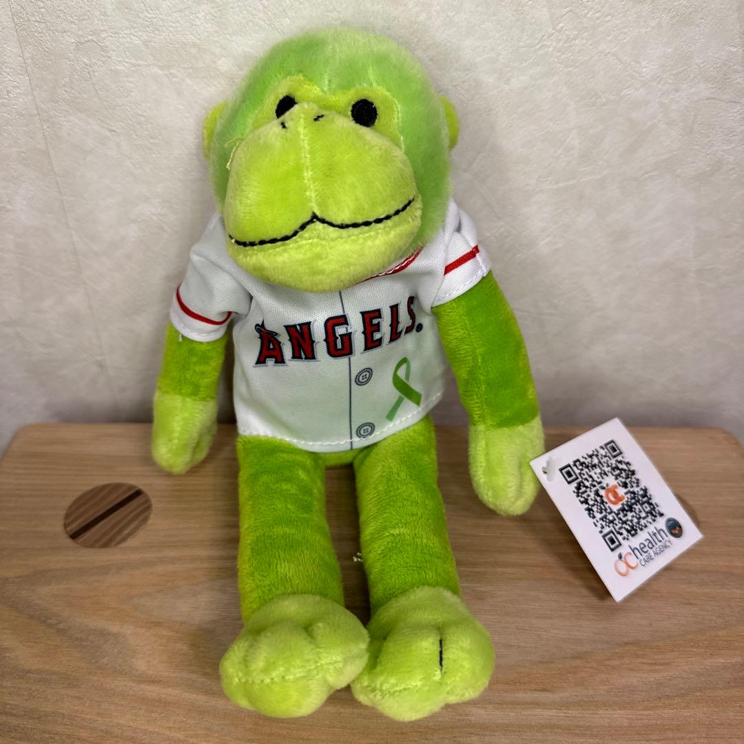 ラリーモンキー 緑 ぬいぐるみ エンゼルス 大谷翔平 非売品 ギブアウェイ