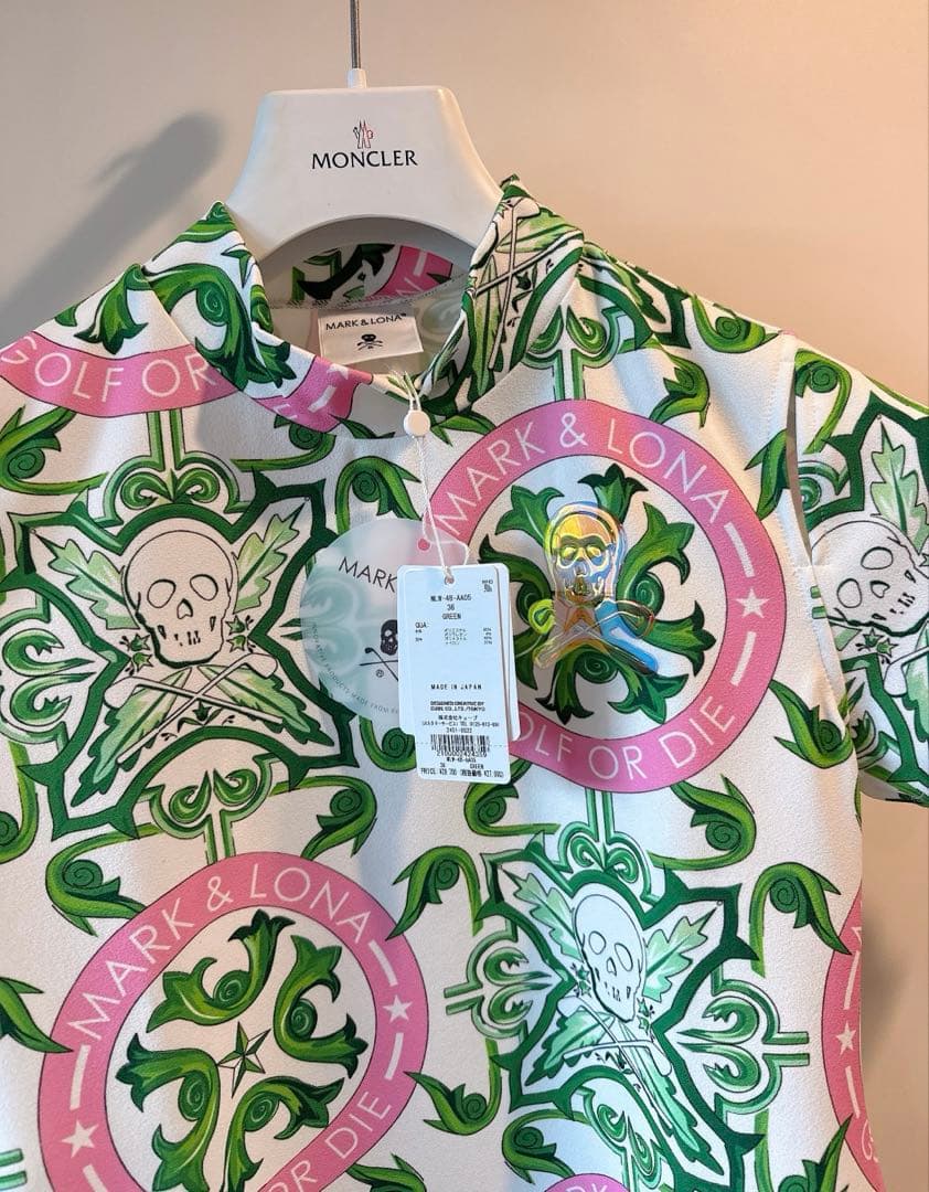 新品⭐️ MARK&LONA モックネックシャツ レディース 正規品 マーク&ロナ
