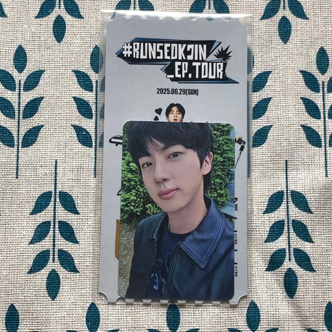 BTS RUNSEOKJIN_EP.TOUR ジン 6.29 トレカ