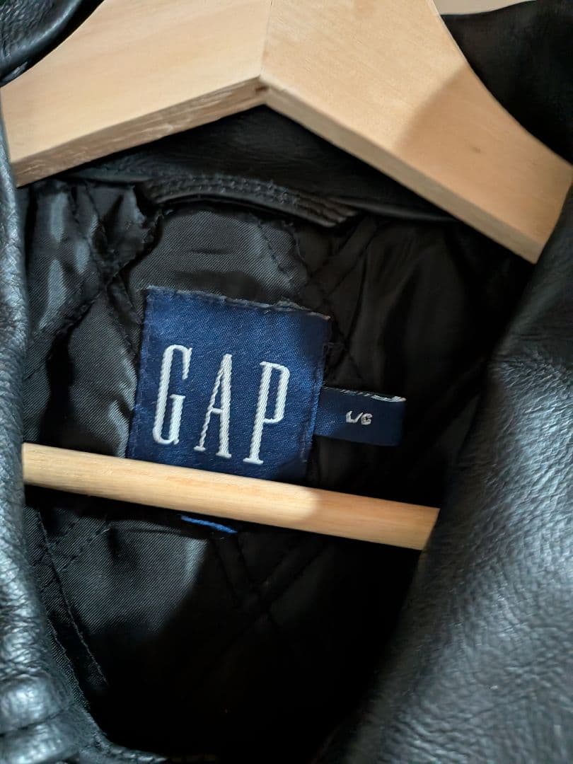 OLD GAP レザー カーコート　希少サイズ 野村訓一 着用 Lサイズ
