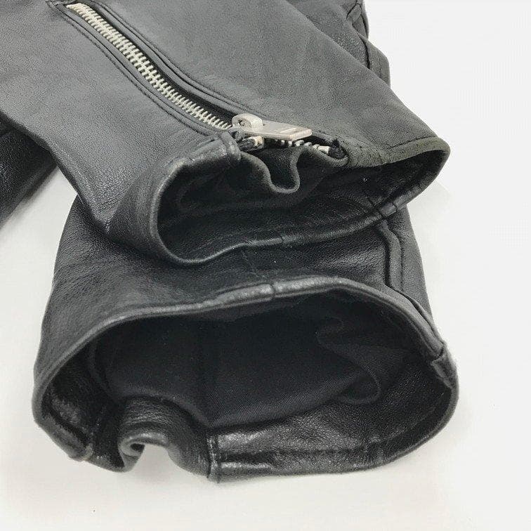 ZARA ザラ ブラックレザー ダブルライダースジャケット