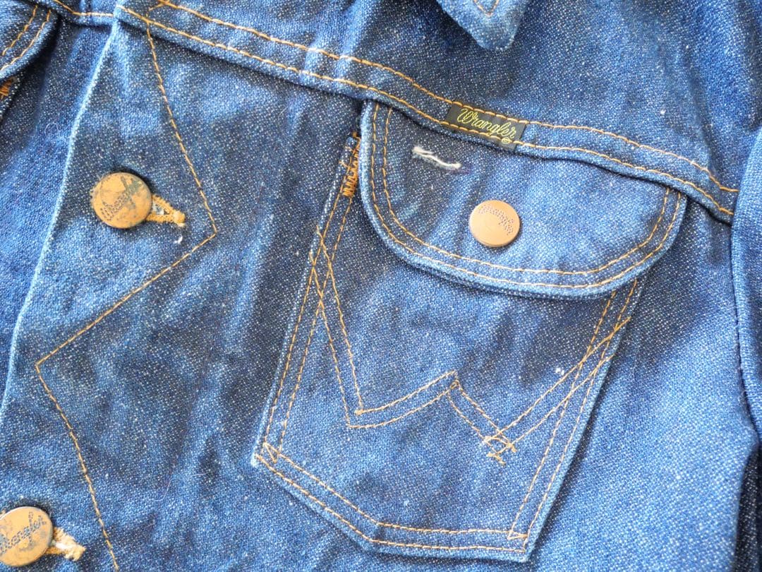 【極美品】70年代ラングラー 124mj デニムジャケットsize 34