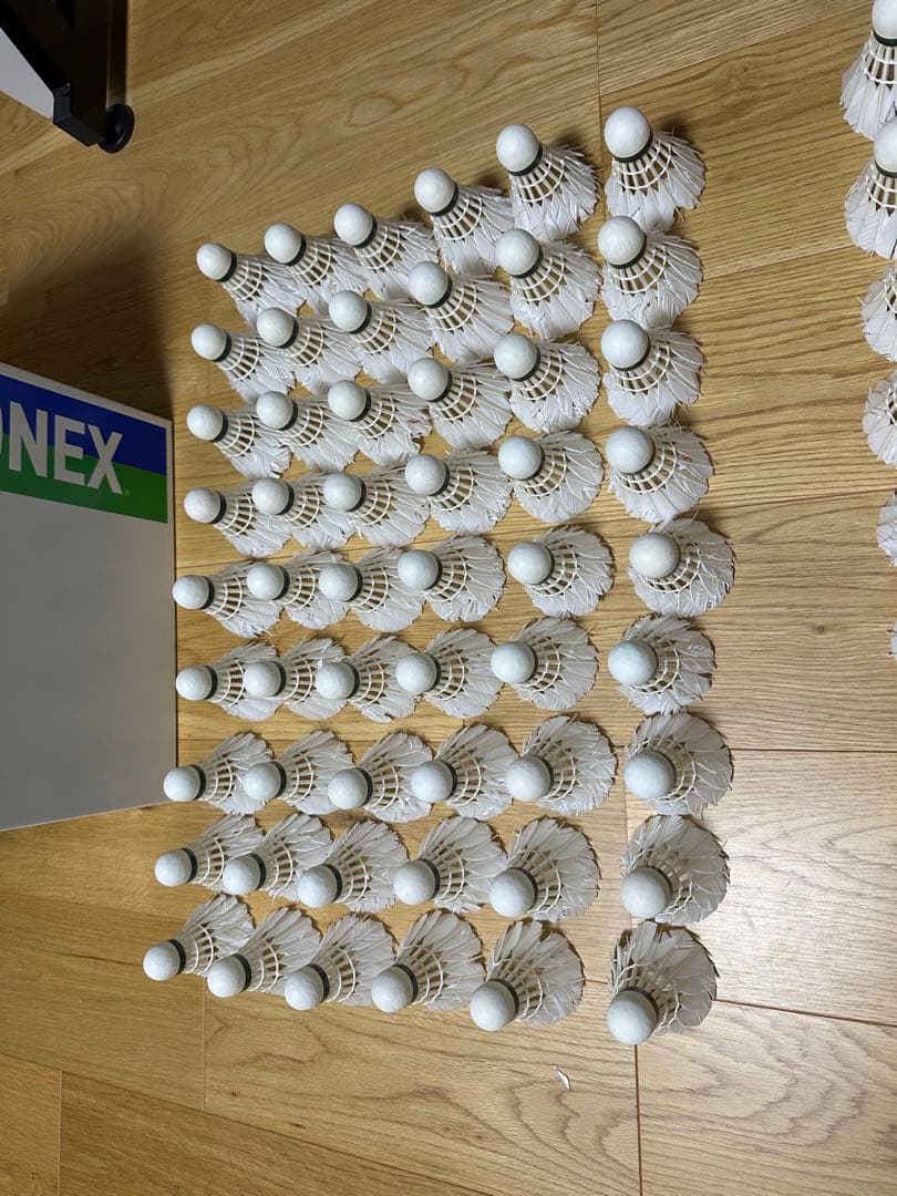 【美品中古】エアロセンサ600 バドミントンシャトル 114球