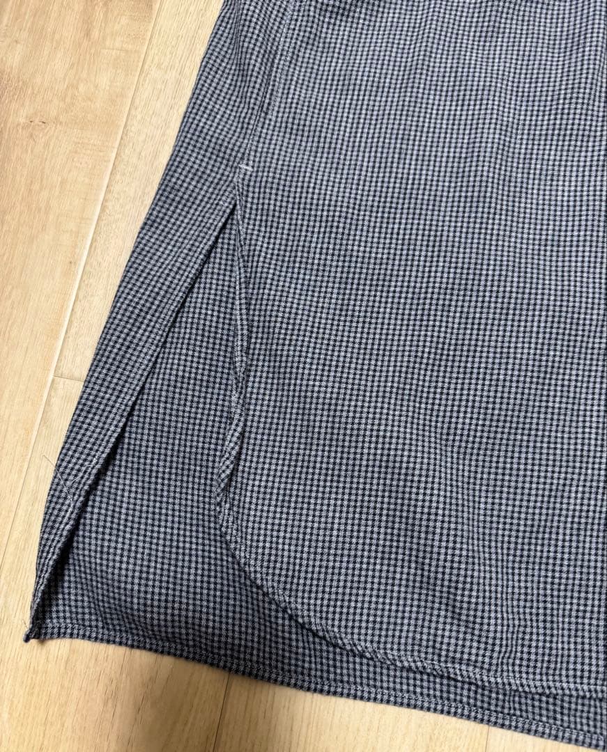 （美品、一度だけ着用）ダントン☆シャツワンピース☆チェック柄☆36