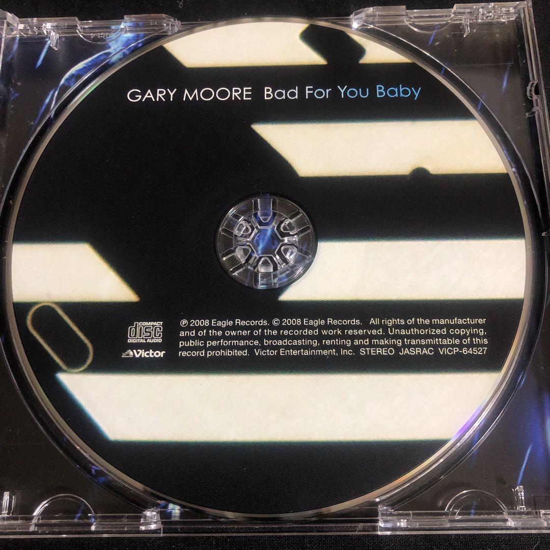 帯付き！国内盤！Gary Moore/ BAD FOR YOU BABY/'08