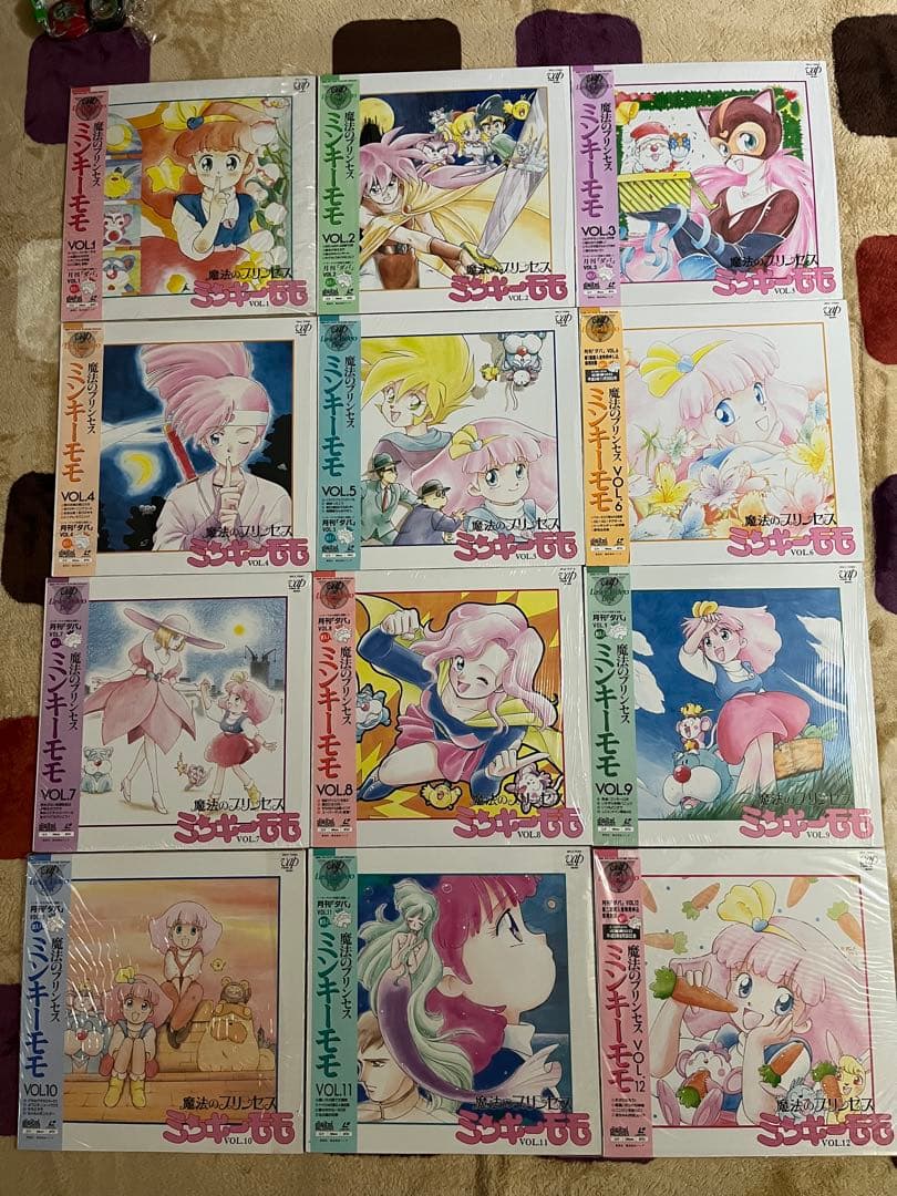 魔法のプリンセス　ミンキーモモ レーザーディスク　全巻とOVA ※動作未確認