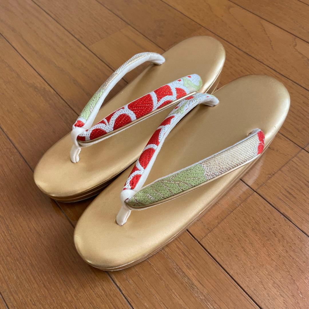成人式　和装バッグ　草履　セット