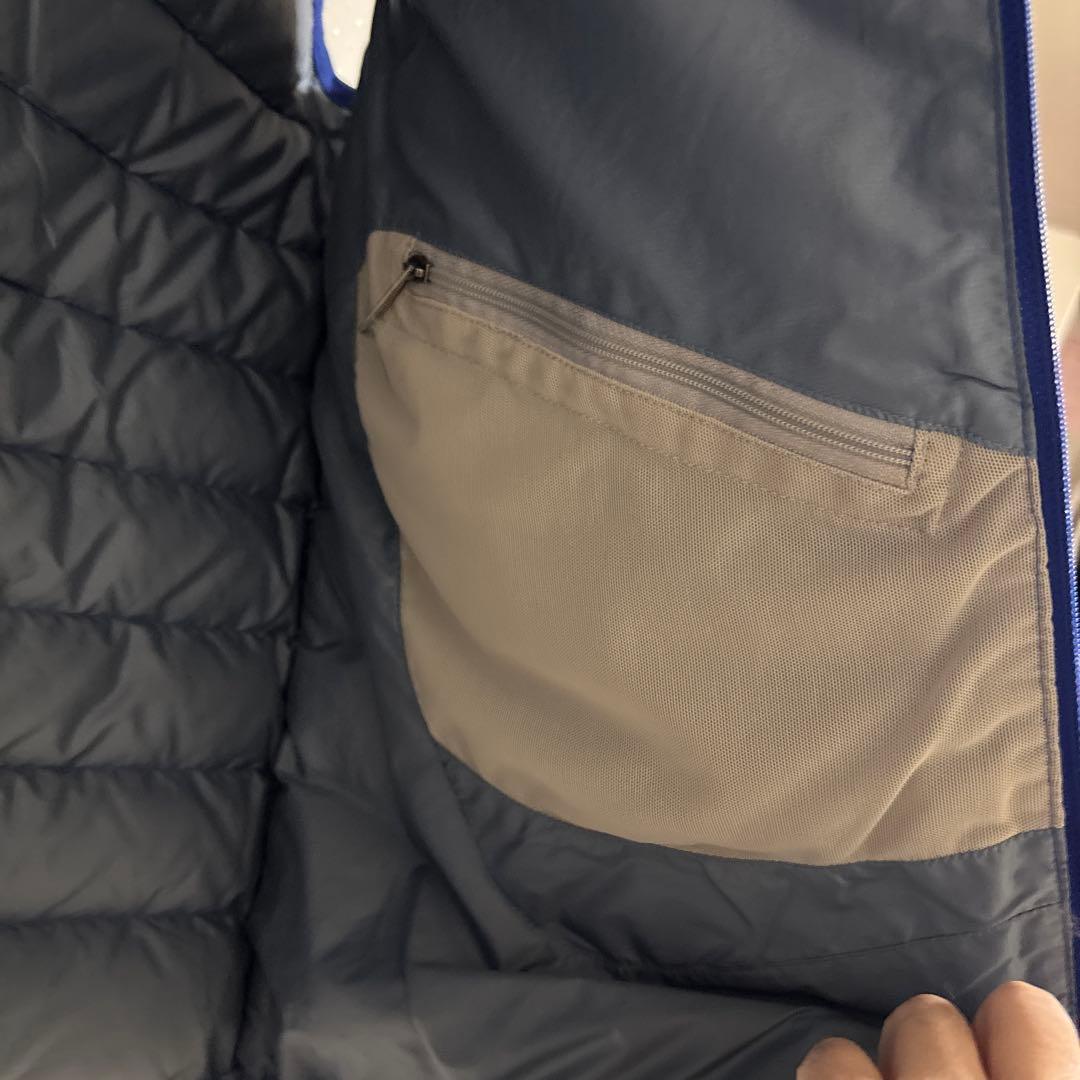 patagonia メンズ M ダウンベスト 青　パタゴニア