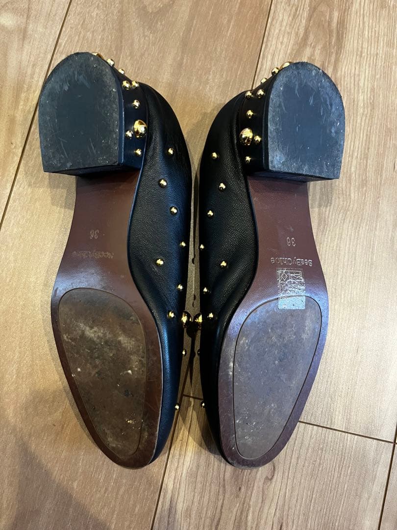 特別値下げ‼️シーバイクロエ　スタッズシューズ