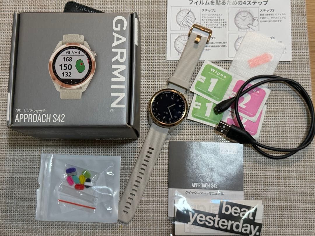 【美品・箱あり】Garmin Approach S42 ゴルフGPSナビ