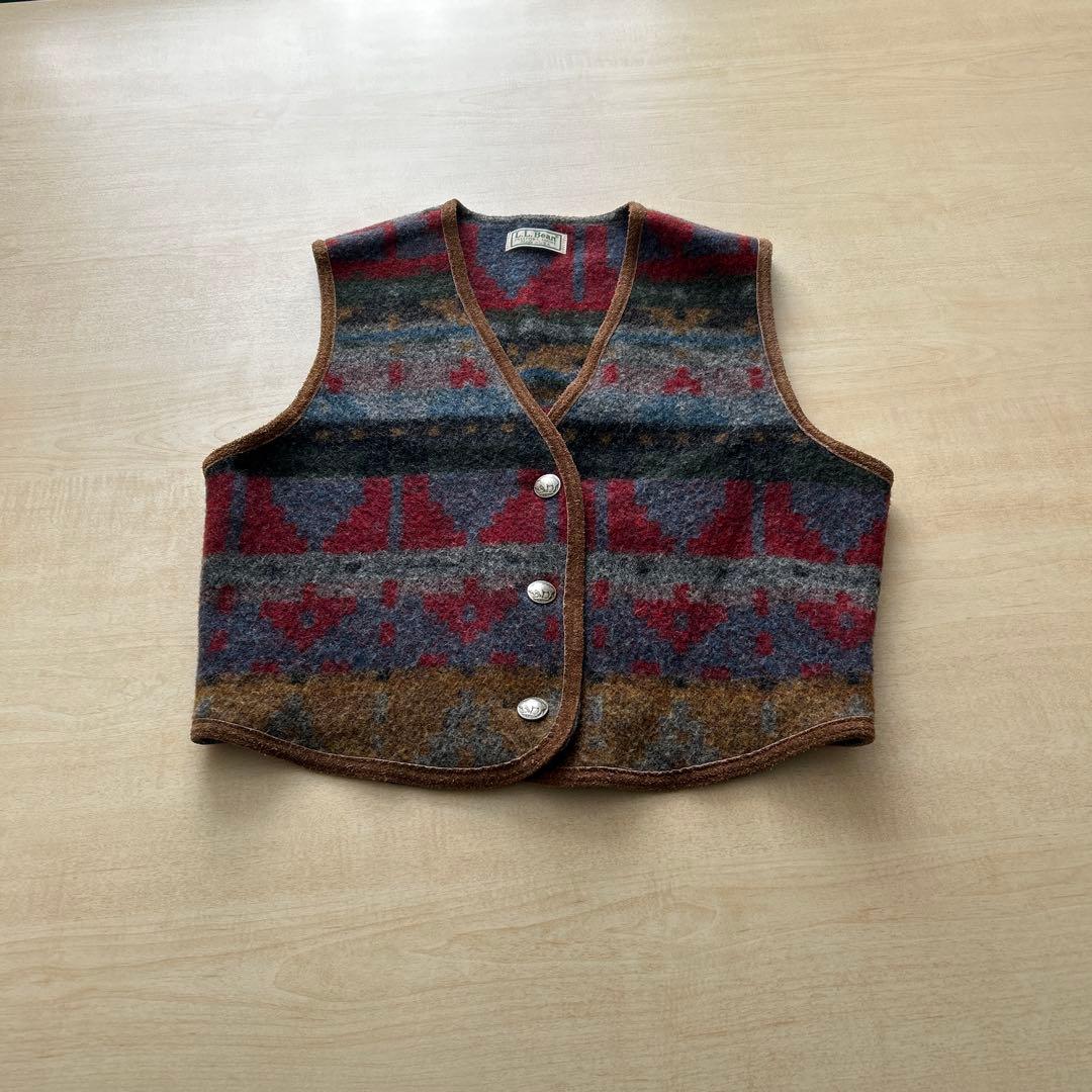 専用 1980’s L.L.Bean ネイティブパターン　ベスト