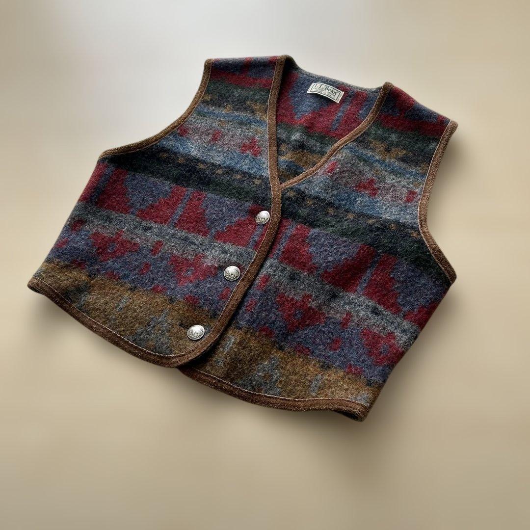 専用 1980’s L.L.Bean ネイティブパターン　ベスト