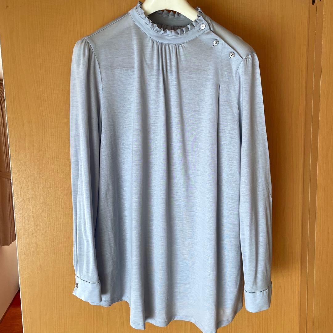 SCAPA 水色ブラウス　40